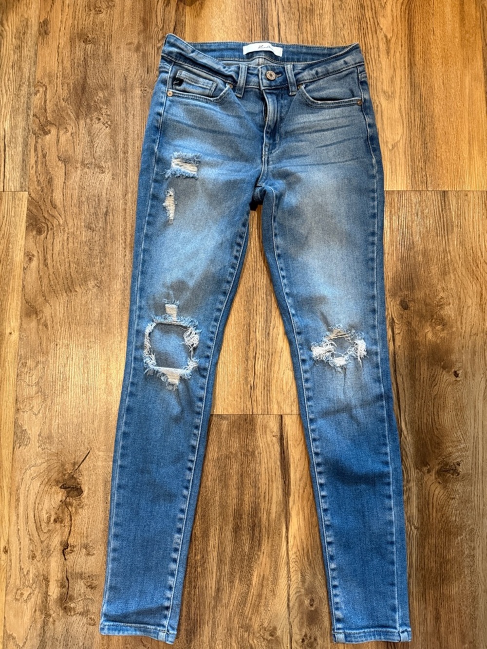 KanCan Light Blue Distressed Skinny Jeans
